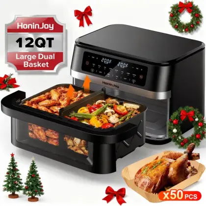 HoninJoy 12-Qt Dual Basket Air Fryer