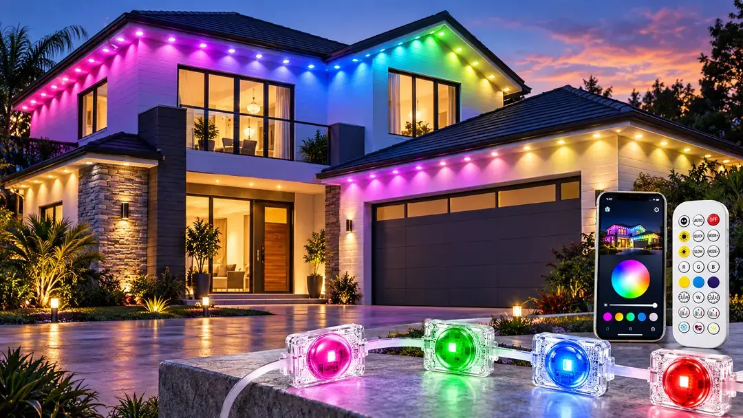 The Definitive Guide to Permanent Outdoor RGB Lights: 100FT Setup for $49.99 (67% Off Amazon Deal)