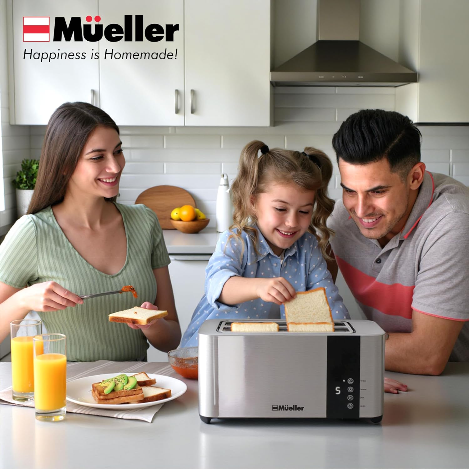 Mueller UltraToast 4-Slice Stainless Steel Toaster article